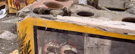 Termopolio encontrado en la ciudad romana de Pompeya Termopolio encontrado en la ciudad romana de Pompeya