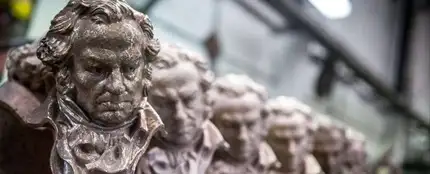 Imagen genérica de varias estatuillas de los Premios Goya, los galardones oficiales de la Academia de Cine Imagen genérica de varias estatuillas de los Premios Goya, los galardones oficiales de la Academia de Cine