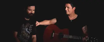 Pau Donés y Alejandro Sanz interpretando 'La quiero a morir' Pau Donés y Alejandro Sanz interpretando 'La quiero a morir'