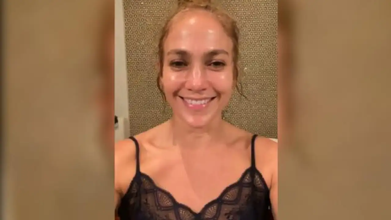 Jennifer Lopez en un vídeo en Instagram Jennifer Lopez en un vídeo en Instagram