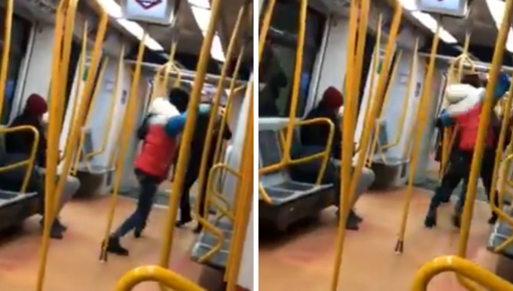 Agresión con un cinturón en el metro de Madrid