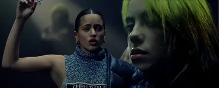 Rosalía y Billie Eilish en el vídeo de 'Lo vas a olvidar' Rosalía y Billie Eilish en el vídeo de 'Lo vas a olvidar'