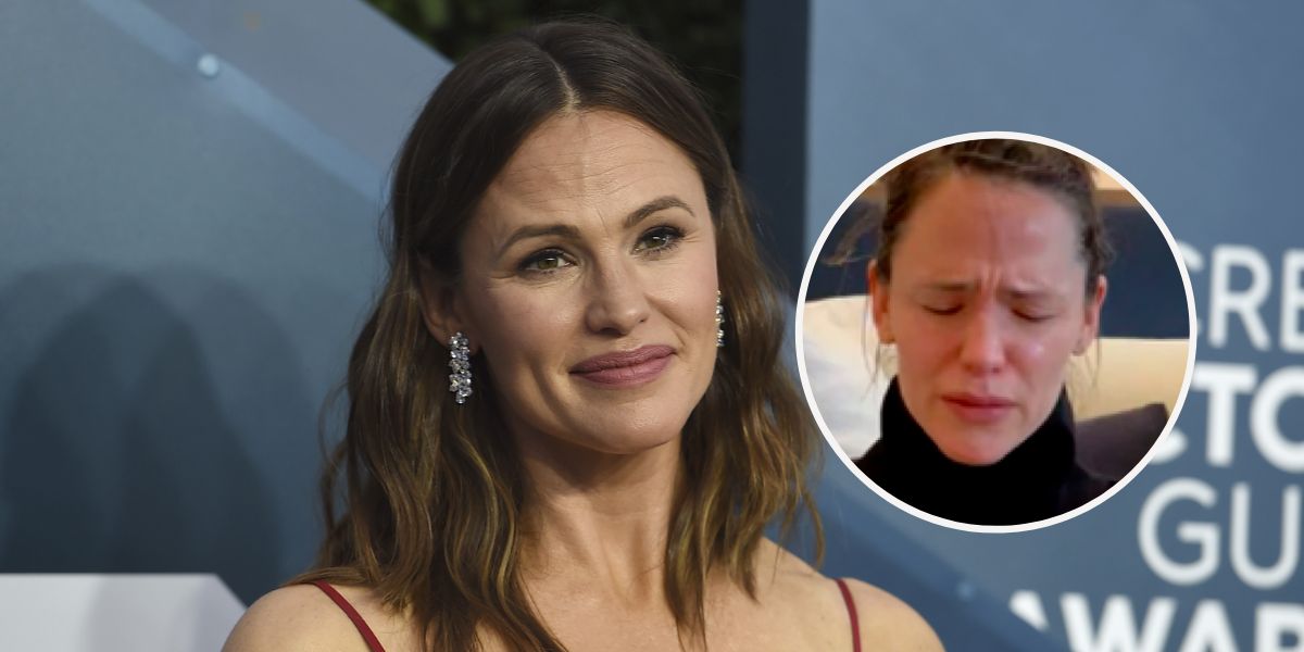 Jennifer Garner rompe a llorar en un directo de Instagram