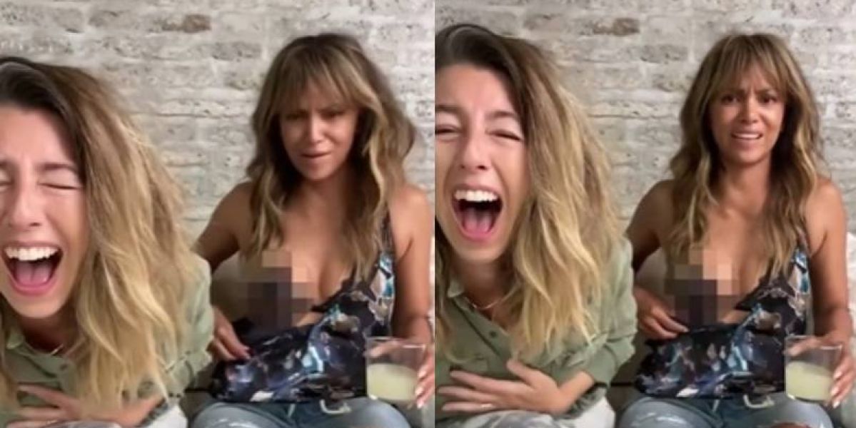 Incidente de Halle Berry en uno de sus directos de Instagram