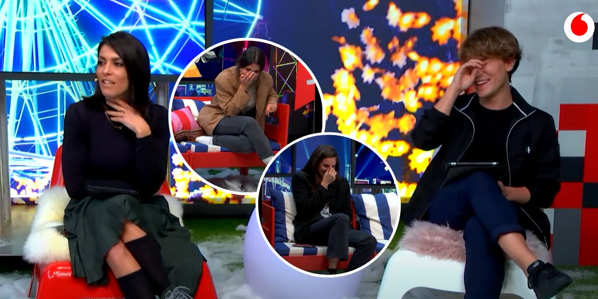 Lorena Castell contando cómo se "meó" los pantalones