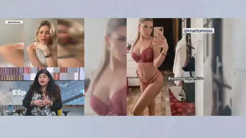 Mar Torres rompe a llorar. Mar Torres rompe a llorar.