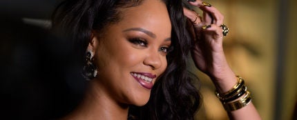 Rihanna en la presentación de su autobiografía