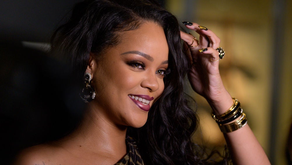 Rihanna en la presentación de su autobiografía