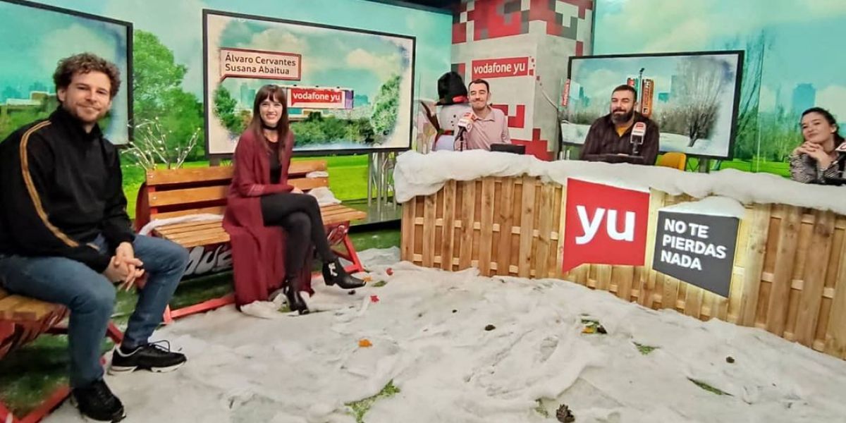 Álvaro Cervantes y Susana Abaitúa