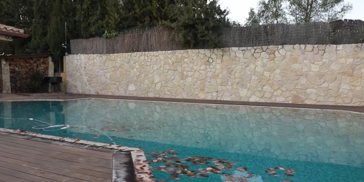 La piscina de la casa de Ibai Llanos.