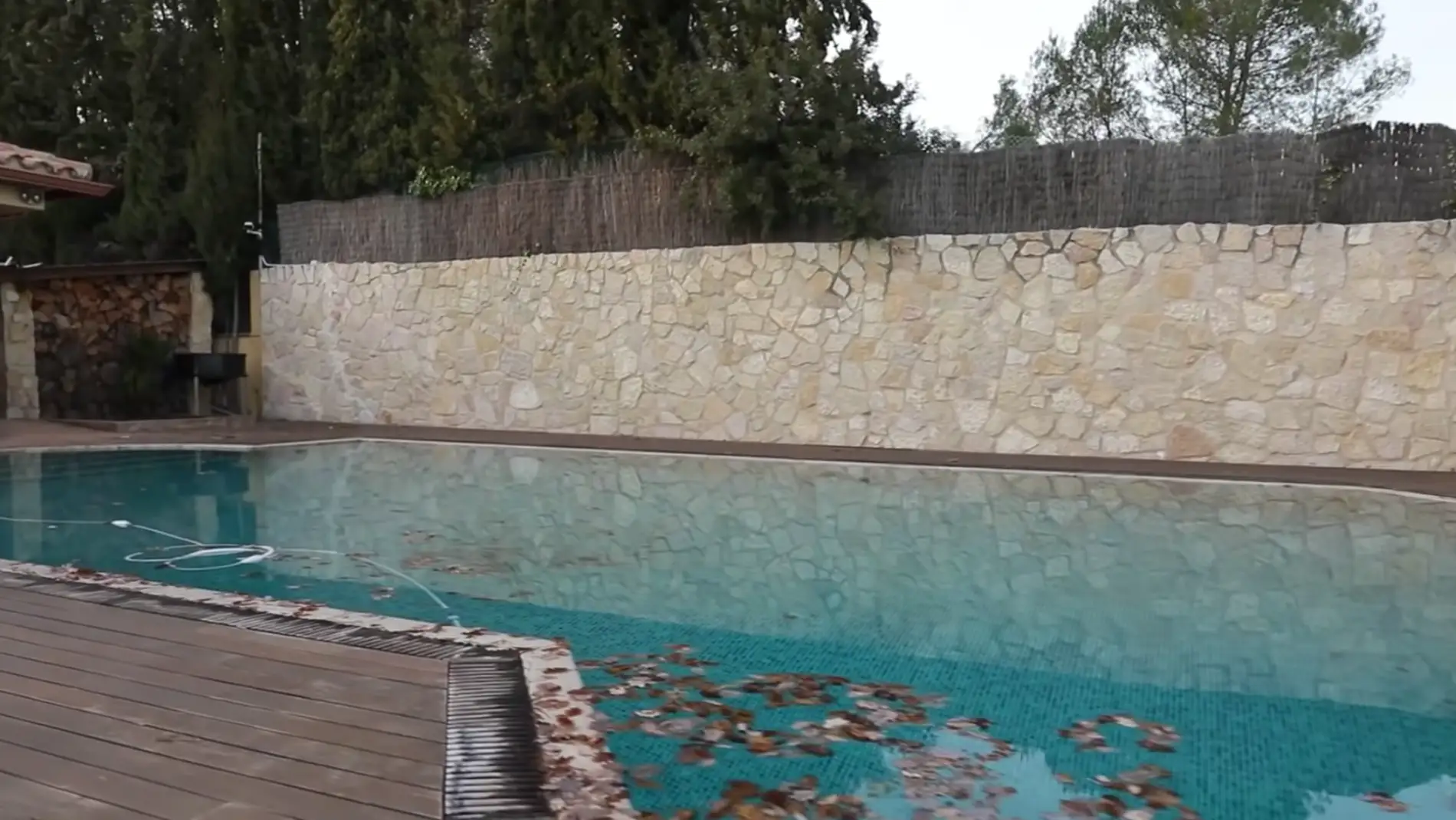 La piscina de la casa de Ibai Llanos.