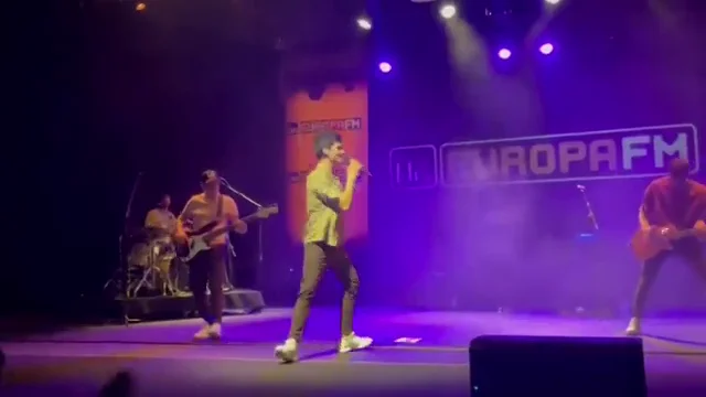 Miki N&uacute;&ntilde;ez, en el concierto de Palma de Mallorca