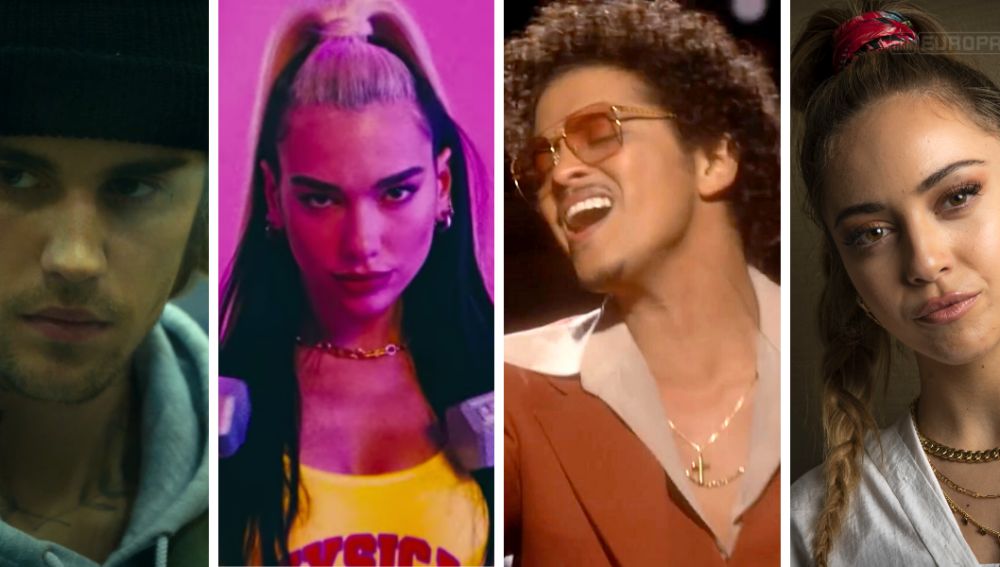Bruno Mars, Justin Bieber, Dua Lipa, Ana Mena... ¡La mejor música está en la Lista de Éxitos de Europa FM!