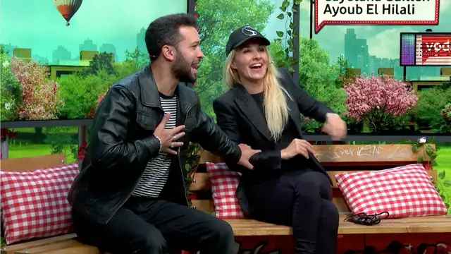 Cayetana Guillén Cuervo y Ayoub El Hilali en 'yu No te pierdas nada'