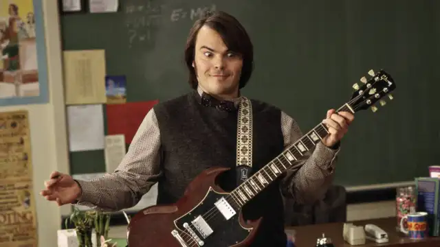 Jack Back en una escena de 'School Of Rock'
