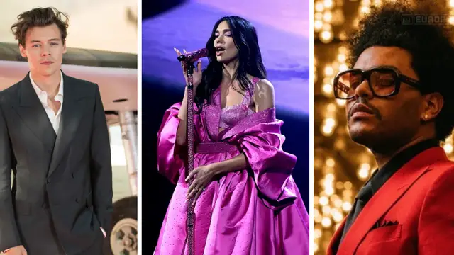 Harry Styles, Dua Lipa y The Weeknd