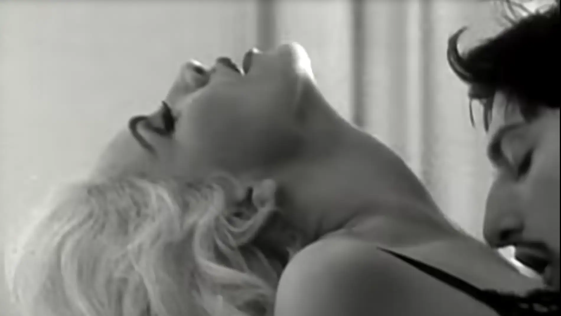 Madonna en el vídeo de 'Justify my love'
