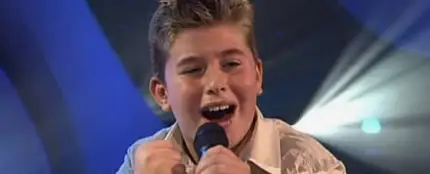 Sergio García cantó 'Desde el cielo' en Eurovisión Junior 2003 Sergio García cantó 'Desde el cielo' en Eurovisión Junior 2003