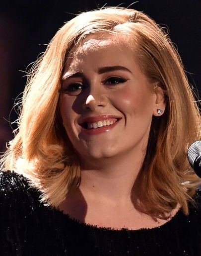 La cantante Adele La cantante Adele