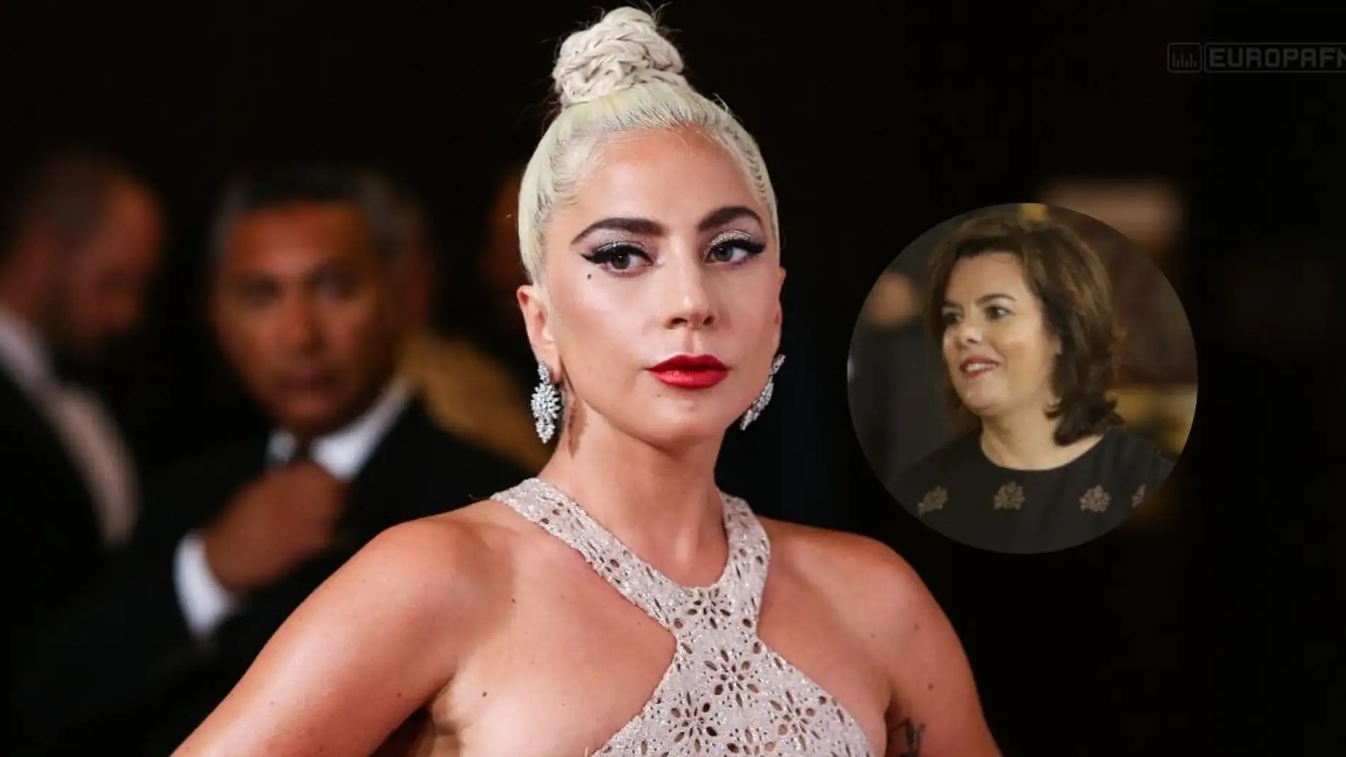 La foto viral en la que comparan a Lagy Gaga con Soraya Sáenz de Santamaría 