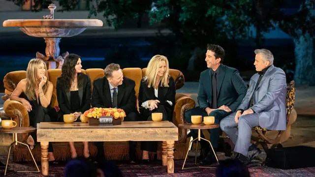 Imagen promocional de 'Friends, the reunion', el reencuentro de los actores de la mítica sitcom
