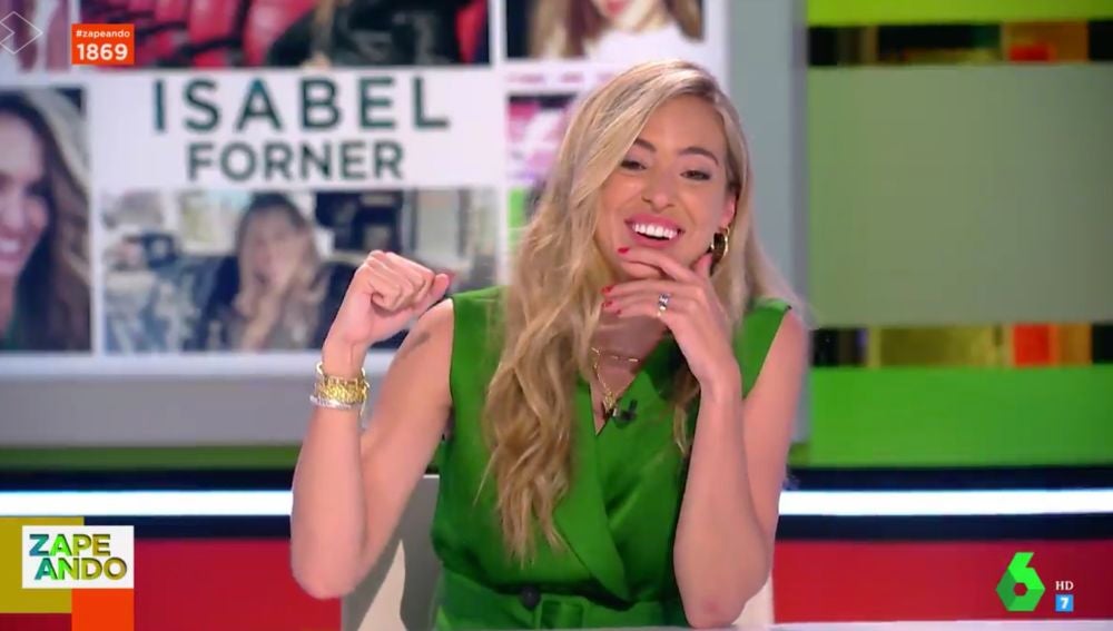 Quién es y qué ha hecho antes Isabel Forner, la nueva colaboradora de 'Zapeando'