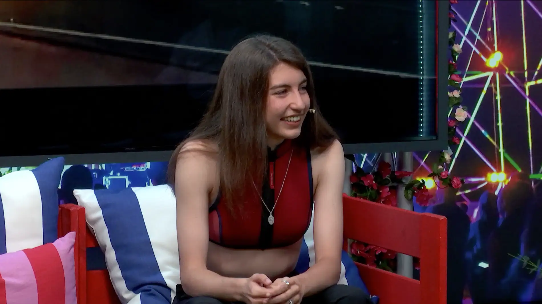 Sara Socas durante su entrevista en 'yu Music'