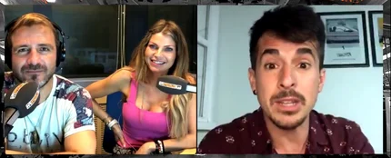 Coco Pretel y Bea Márquez charlan con el cómico Javito Rivas Coco Pretel y Bea Márquez charlan con el cómico Javito Rivas