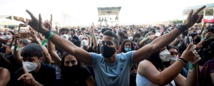 Miles de jóvenes disfrutan este jueves en el festival Cruïlla de Barcelona