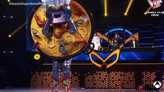'Mask Singer 2' desenmascara su segunda máscara invitada: Paella descubre su identidad