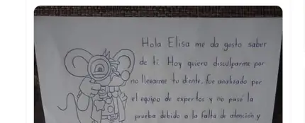 "El diente no pasó la prueba": el Raton Pérez deja sin regalo a una niña por encontrar "sobritas" "El diente no pasó la prueba": el Raton Pérez deja sin regalo a una niña por encontrar "sobritas"