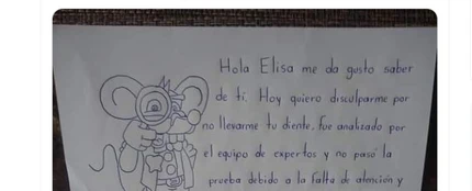 "El diente no pasó la prueba": el Raton Pérez deja sin regalo a una niña por encontrar "sobritas" "El diente no pasó la prueba": el Raton Pérez deja sin regalo a una niña por encontrar "sobritas"