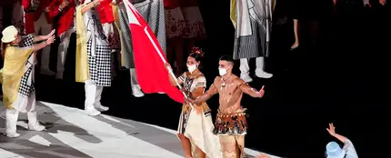 El abanderado de Tonga, el gran protagonista de la ceremonia inaugural de los JJOO de Tokio El abanderado de Tonga, el gran protagonista de la ceremonia inaugural de los JJOO de Tokio