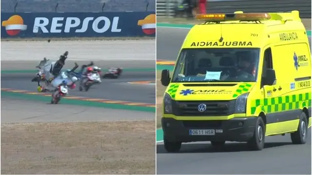 Hugo Millán, de 14 años, sufre un grave accidente en la European Talent Cup