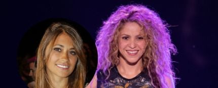 Antonela Rocurzzo y Shakira