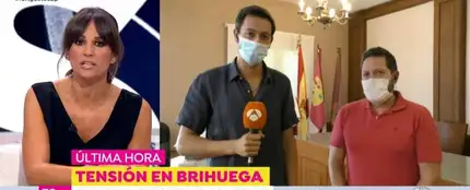 Tratan de atropellar a un equipo de 'Espejo público' en Brihuega Tratan de atropellar a un equipo de 'Espejo público' en Brihuega