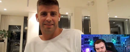Piqué en el directo en Twitch de Ibai Piqué en el directo en Twitch de Ibai