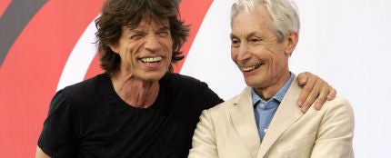 Mick Jagger y Charlie Watts