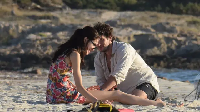 Paula Williams y Quim Gutiérrez, en Formentera en 2016