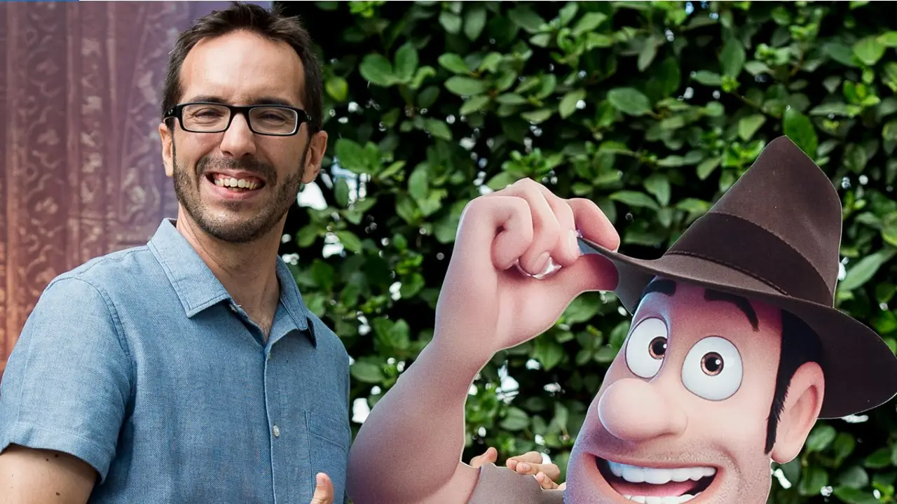 Enrique Gato y su personaje 'Tadeo Jones'. Enrique Gato y su personaje 'Tadeo Jones'.