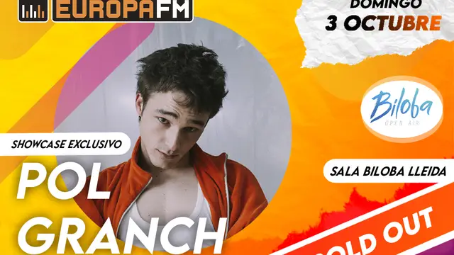 Invitaciones agotadas para asistir al showcase exclusivo de Pol Granch en Lleida
