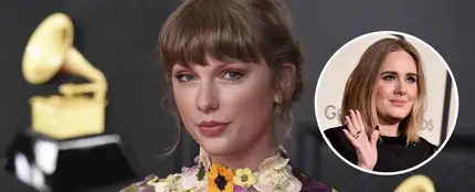 Taylor Swift adelanta el lanzamiento de su nuevo disco y Adele podría ser la responsable Taylor Swift adelanta el lanzamiento de su nuevo disco y Adele podría ser la responsable