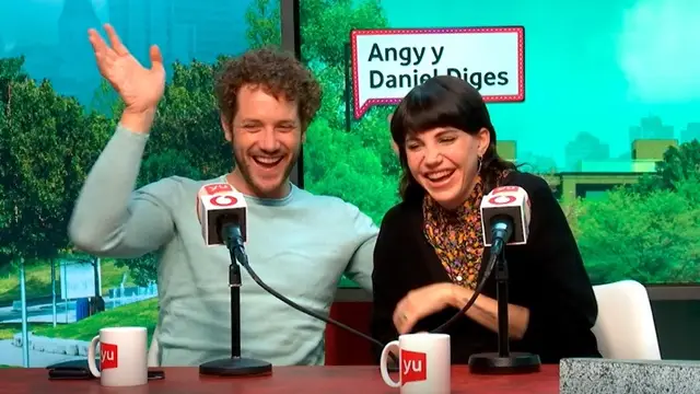 Angy Fernández y Daniel Diges