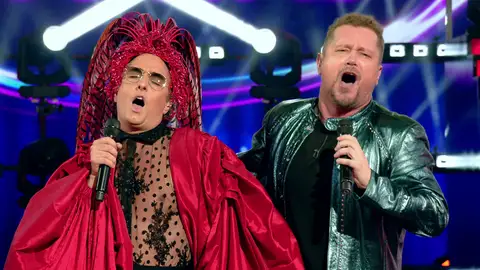 ¡Dueto épico! Josie y El Monaguillo cantan ‘Yo soy aquel’ con redoble de David Bustamante  ¡Dueto épico! Josie y El Monaguillo cantan ‘Yo soy aquel’ con redoble de David Bustamante