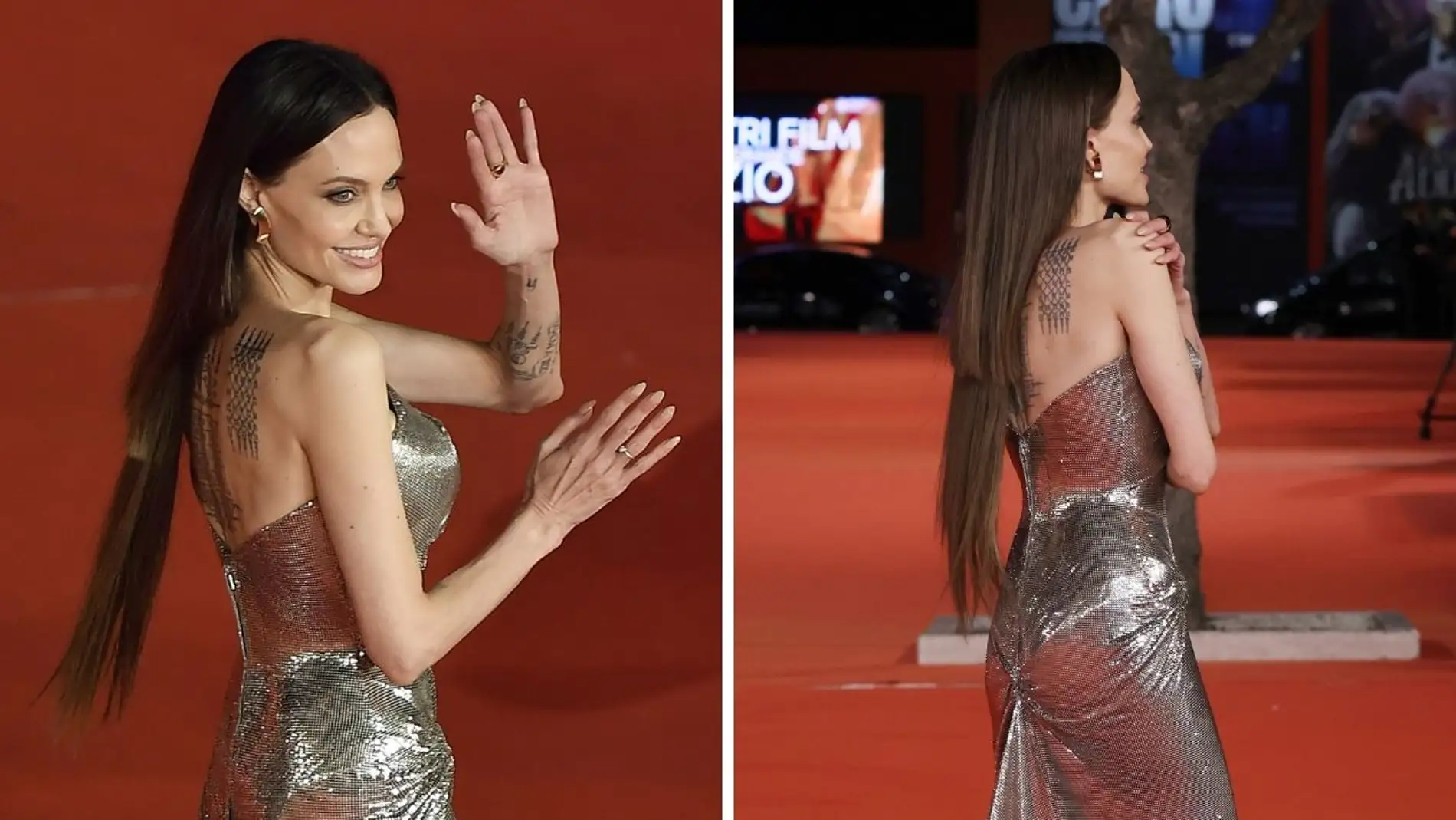 Angelina Jolie en la premiere de 'Eternals' en Roma