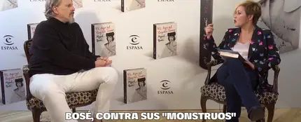 Miguel Bosé con Cristina Pardo. Miguel Bosé con Cristina Pardo.