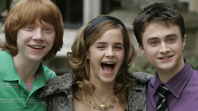 Los protagonistas de la saga Harry Potter