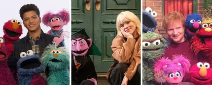 Bruno Mars, Billie Eilish y Ed Sheeran en 'Barrio Sésamo' Bruno Mars, Billie Eilish y Ed Sheeran en 'Barrio Sésamo'