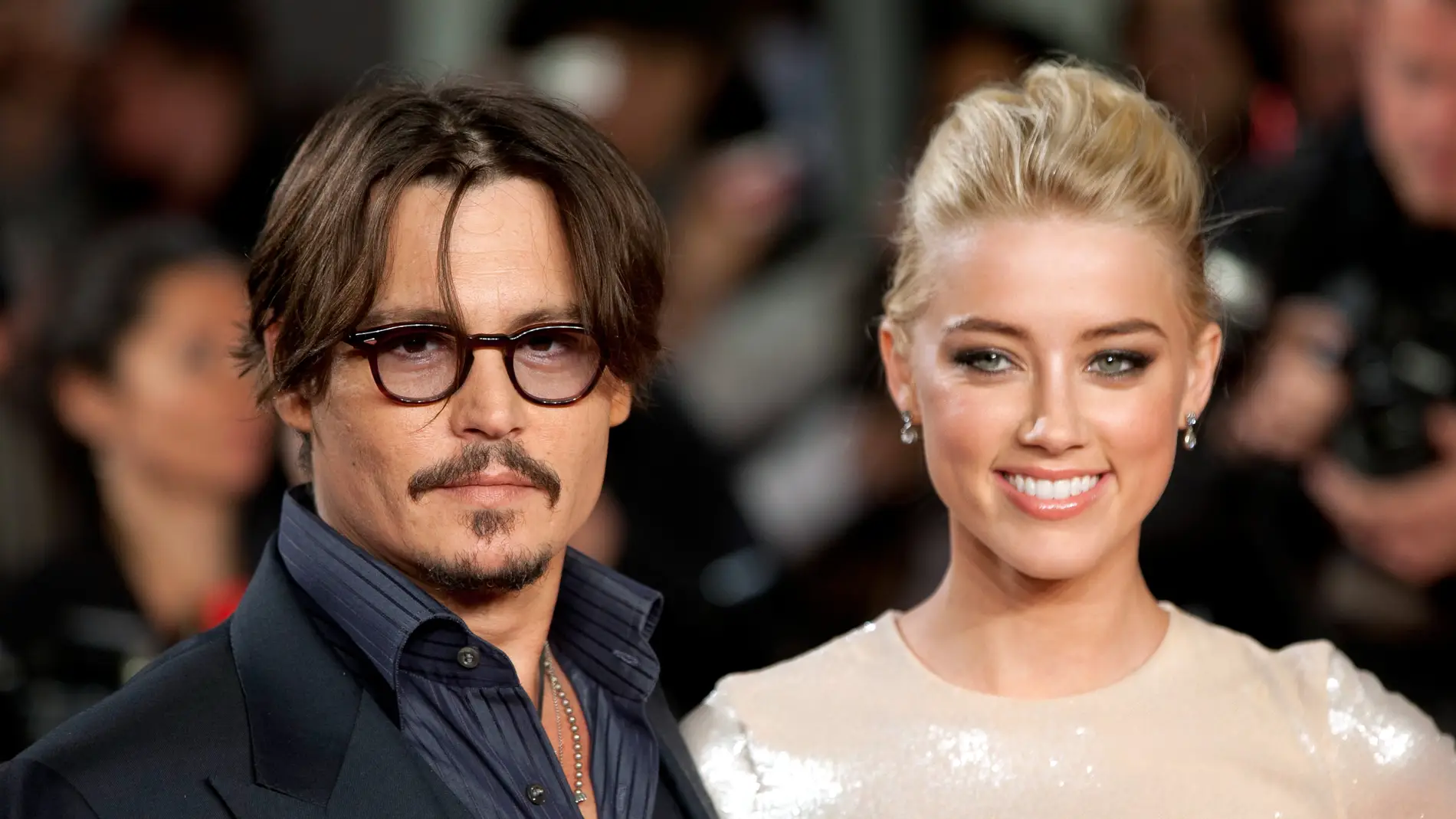 Johnny Depp y Amber Heard en 2011.