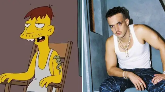 "¿Es C. Tangana Cletus de 'Los Simpsons'?": el hilo de Twitter que arrasa en las redes
